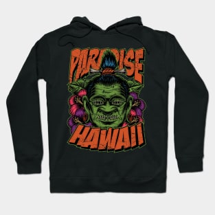 Paradise Hawaii Voodoo Mask Hoodie